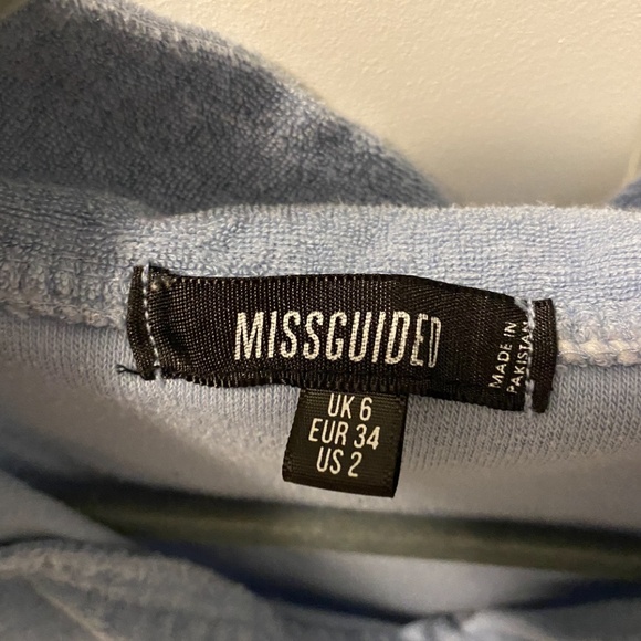 Missguided Blue Towel Co-Ord - Xs - Picture 5 of 9